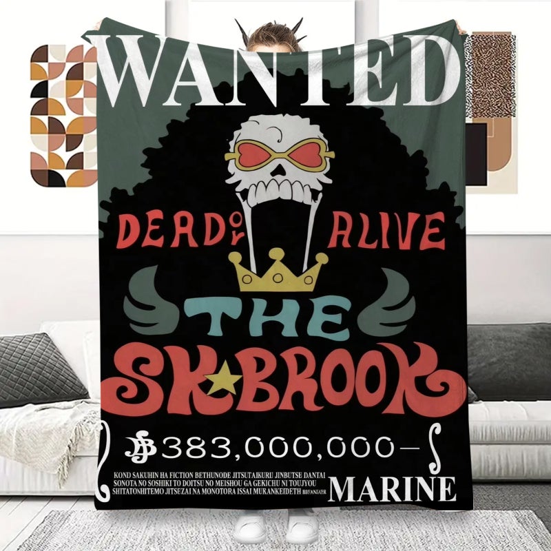 One Piece Blanket Summer Quilt Office Nap Blanket Animation Flannel Blanket Secondary Dormitory Air-Conditioning Blanket - Image 1